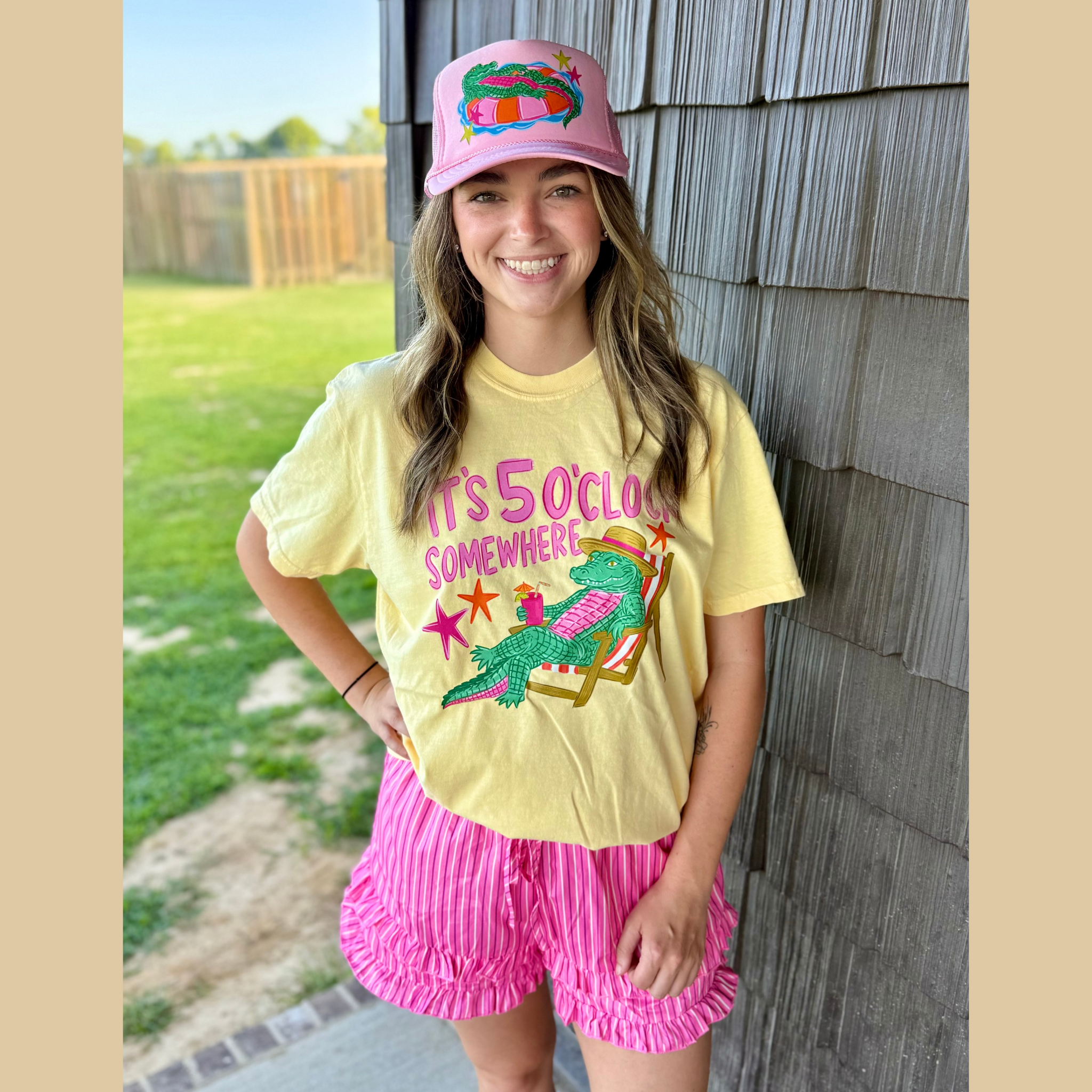 It's 5 O'Clock Somewhere Comfort Colors Tee