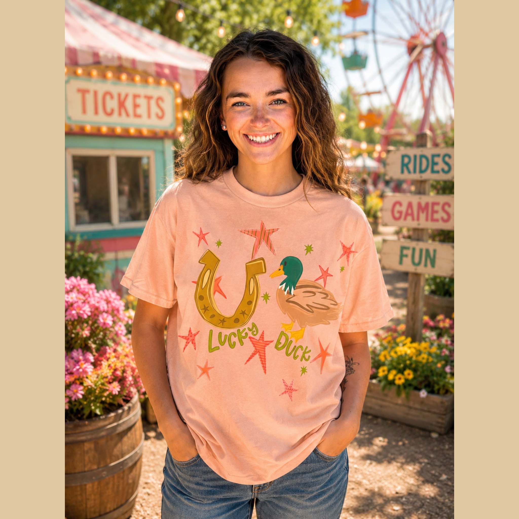 Lucky Duck Graphic Tee