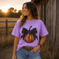 Pumpkin Bow Graphic Tee