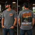 Let's Ride Arkansas Tee – Mountain Road