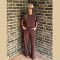 Cocoa & Chill Wide Leg Set