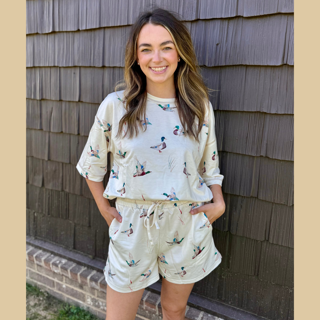 Duck Duck Cute Short Set