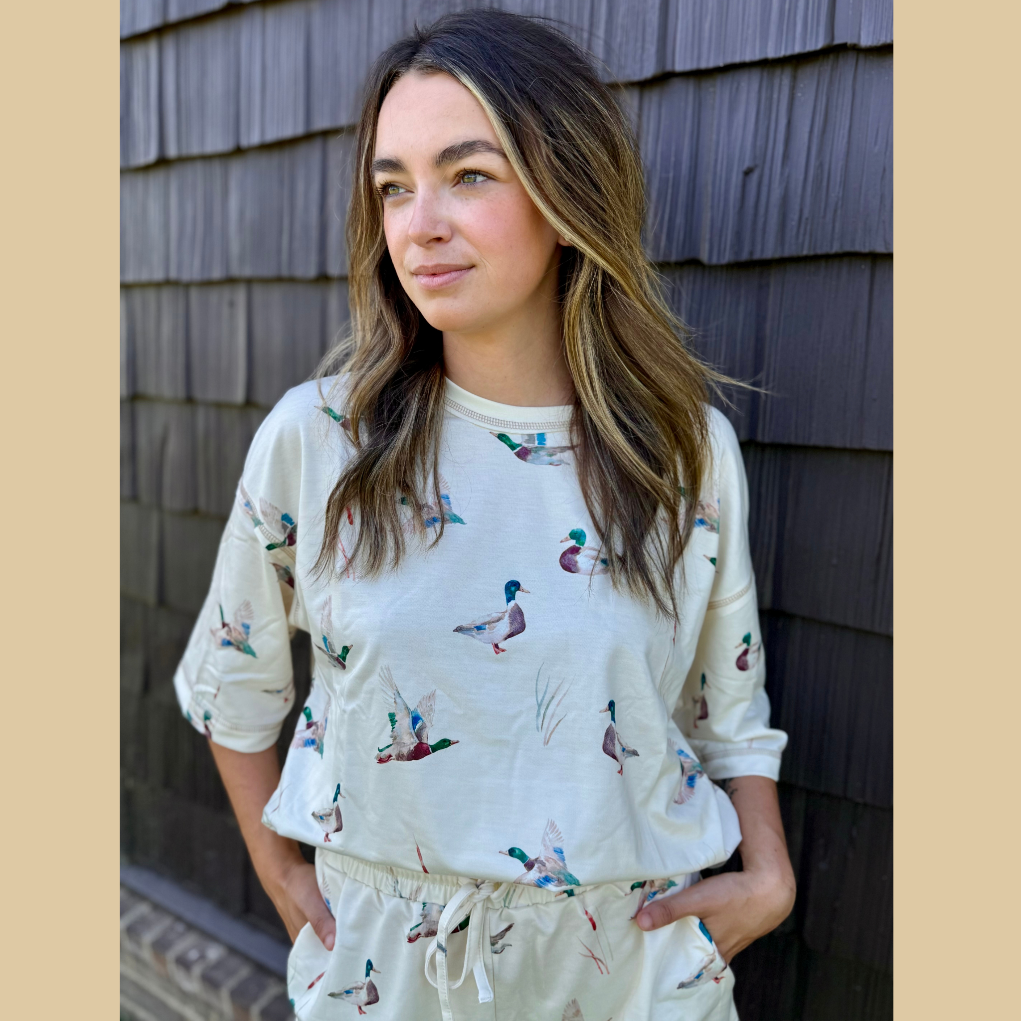 Duck Duck Cute Short Set