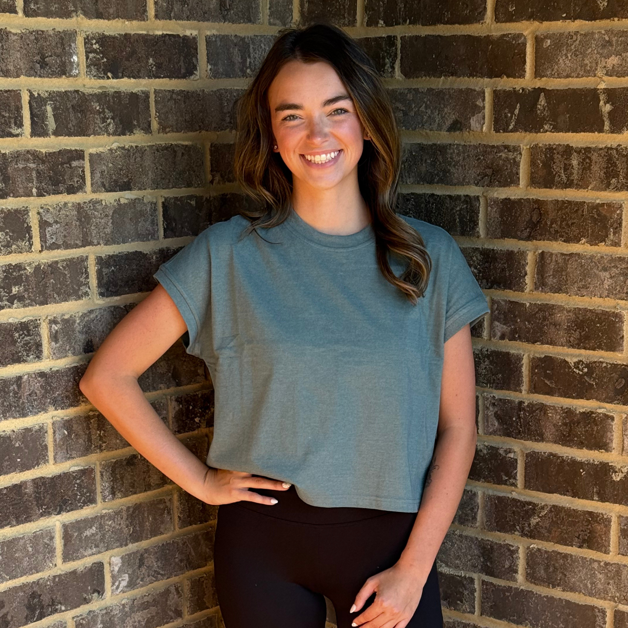 Jade Stone Crop Top