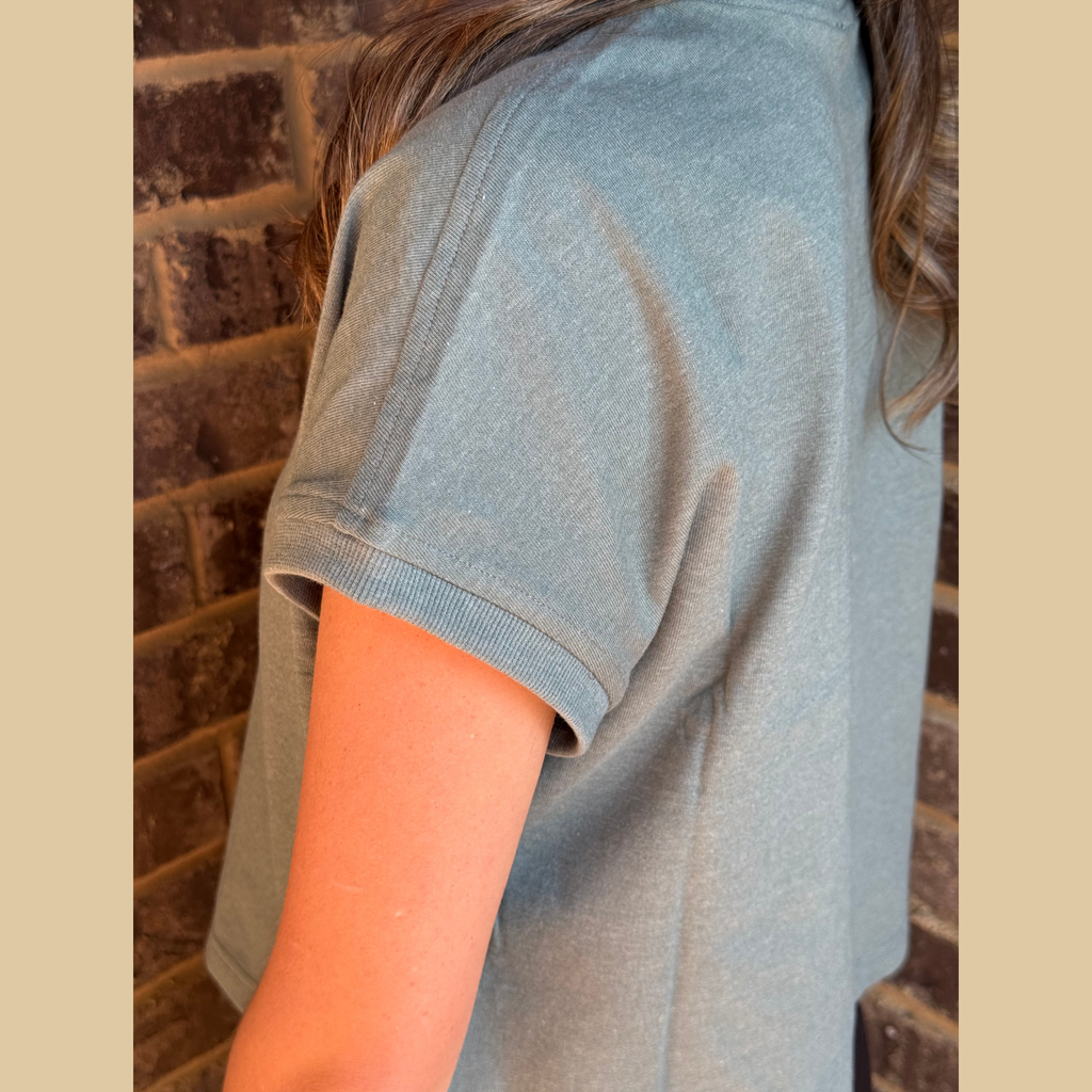 Jade Stone Crop Top
