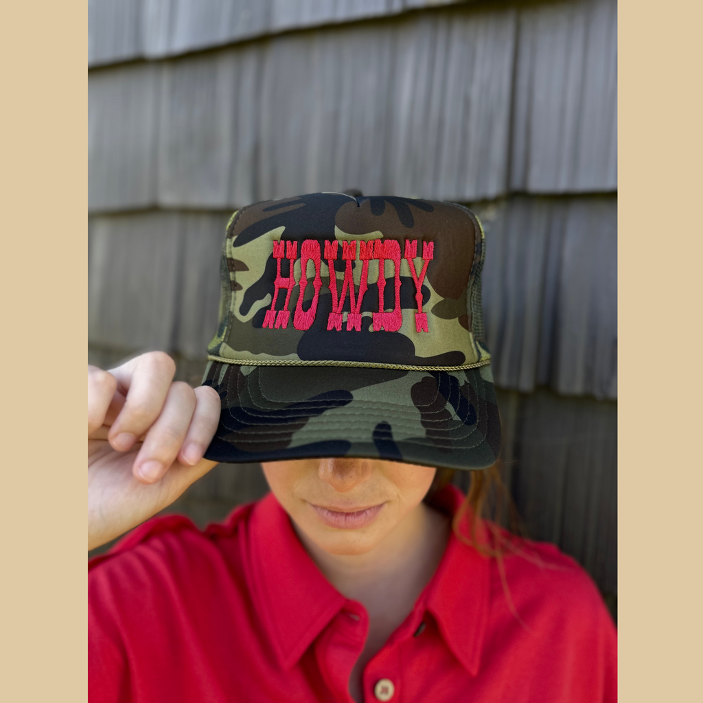 Howdy Camo Trucker Hat